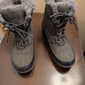 JBU Women's Gray Winter Boots